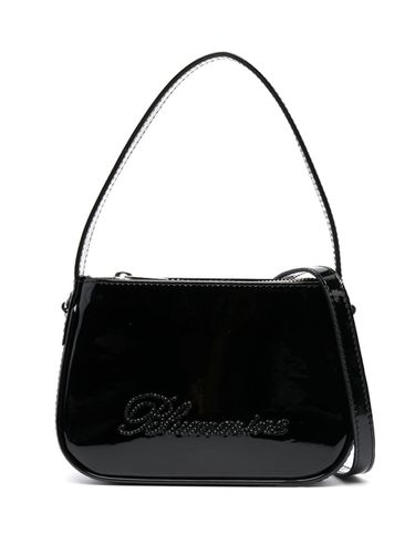 Logo Patent Leather Top-handle Bag - Blumarine - Modalova