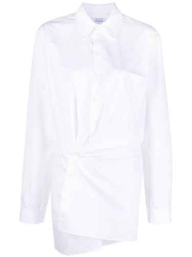 OFF-WHITE - Cotton Shirt Dress - Off-White - Modalova