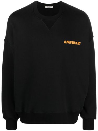 Cotton Crewneck Sweatshirt - A Paper Kid - Modalova