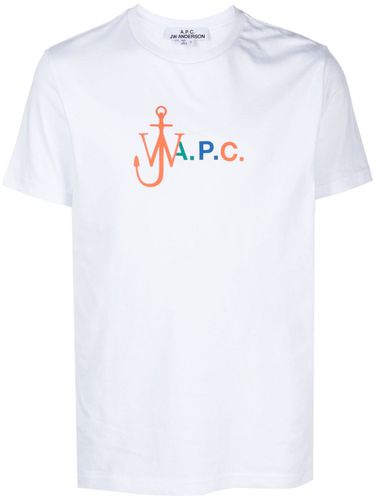 Logo Cotton T-shirt - A.p.c. X Jw Anderson - Modalova