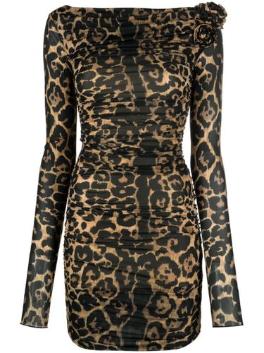 Leopard Print Mini Dress - Blumarine - Modalova