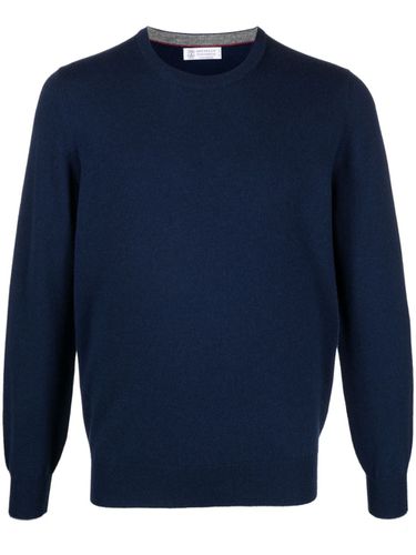 Cashmere Crewneck Sweater - Brunello Cucinelli - Modalova