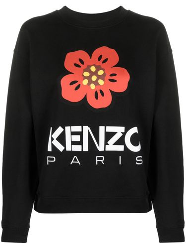Boke Flower Cotton Sweatshirt - Kenzo - Modalova