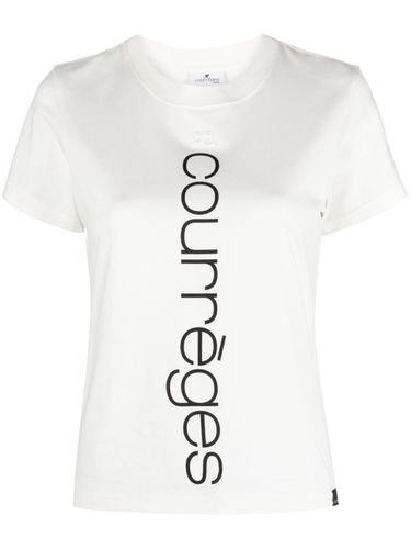 COURRÈGES - Logo Cotton T-shirt - Courrèges - Modalova