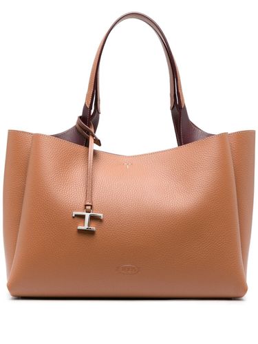 T Timeless Medium Leather Shoulder Bag - Tod's - Modalova