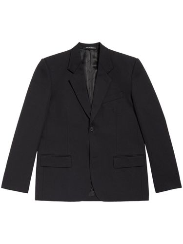 Wool Single-breasted Blazer Jacket - Balenciaga - Modalova