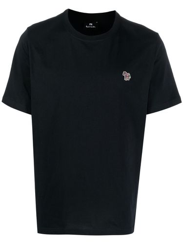 Zebra Logo Cotton T-shirt - PS Paul Smith - Modalova