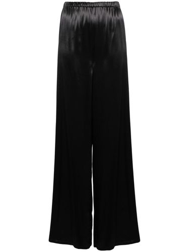 FERRAGAMO - Satin Wide Leg Trousers - Ferragamo - Modalova