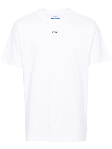 OFF-WHITE - Logo Cotton T-shirt - Off-White - Modalova