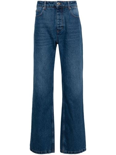 Straight Fit Denim Jeans - Ami Paris - Modalova