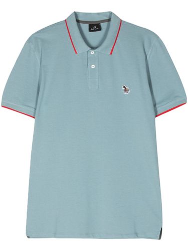 Zebra Logo Cotton Polo Shirt - PS Paul Smith - Modalova