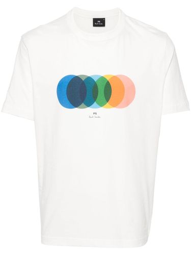 Circles Print Cotton T-shirt - PS Paul Smith - Modalova
