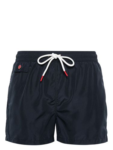 KITON - Printed Swim Shorts - Kiton - Modalova