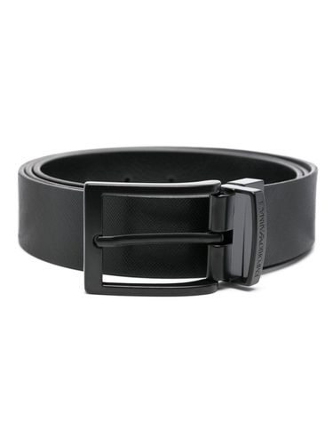 EMPORIO ARMANI - Logo Leather Belt - Emporio Armani - Modalova