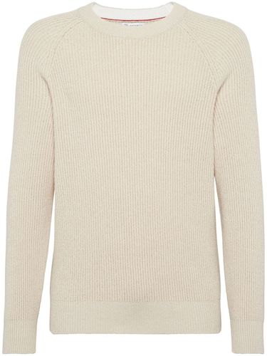 Cotton Rib Stitch Sweater - Brunello Cucinelli - Modalova