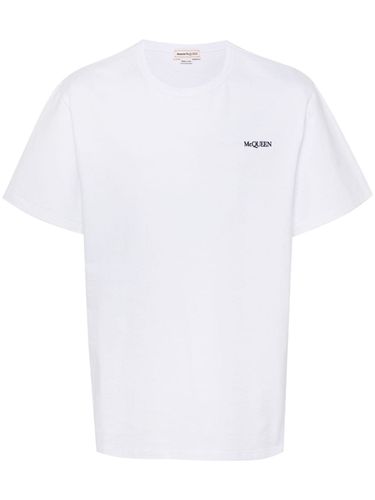 Logo Cotton T-shirt - Alexander McQueen - Modalova