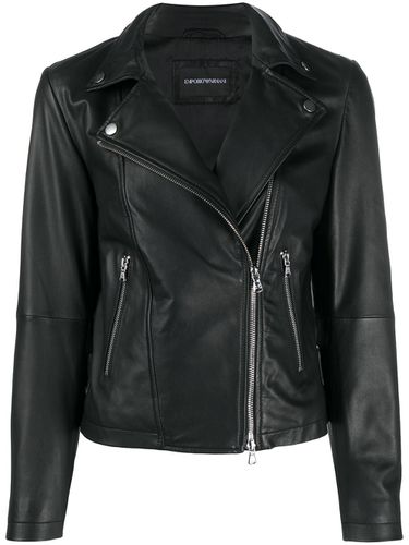 EMPORIO ARMANI - Leather Jacket - Emporio Armani - Modalova