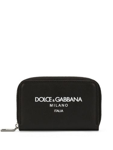 Leather Continental Wallet - Dolce & Gabbana - Modalova