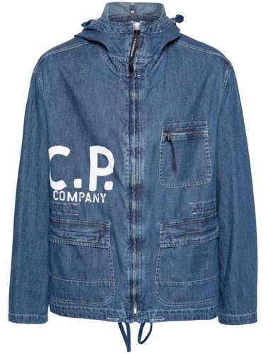 C.P. COMPANY - Hooded Denim Jacket - C.p. company - Modalova