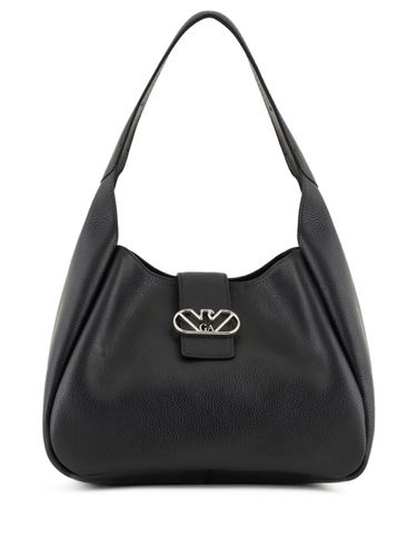 Leather Medium Hobo Bag - Emporio Armani - Modalova