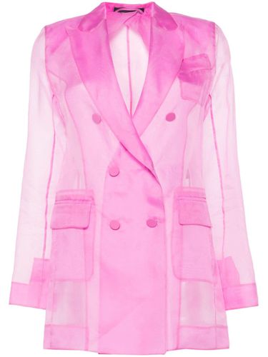 Silk Double-breasted Blazer Jacket - Max Mara - Modalova