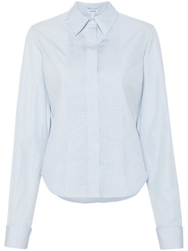 LOEWE - Pleated Cotton Shirt - Loewe - Modalova
