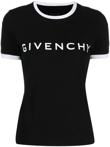 GIVENCHY - Logo Cotton T-shirt - Givenchy - Modalova