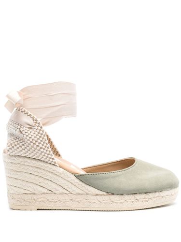 Hamptons Suede Low Wedge Espadrilles - Manebi - Modalova