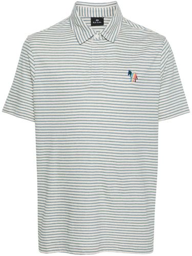 Logo Striped Polo Shirt - PS Paul Smith - Modalova