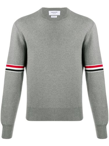 THOM BROWNE - Rwb Cotton Sweater - Thom Browne - Modalova