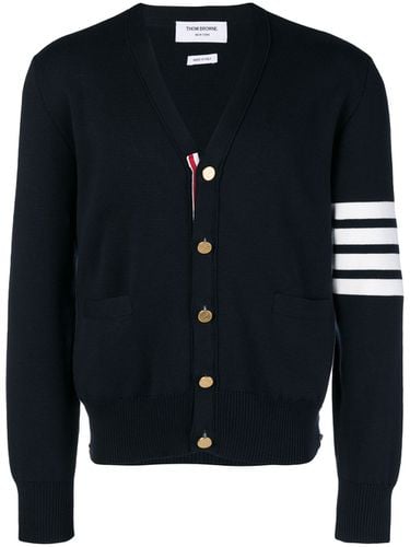 THOM BROWNE - 4bar Cotton Cardigan - Thom Browne - Modalova