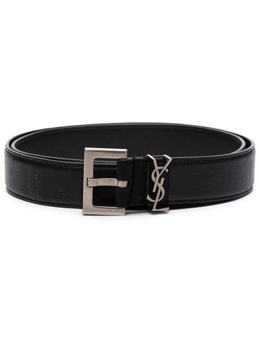 Cassandre Leather Belt - Saint Laurent - Modalova