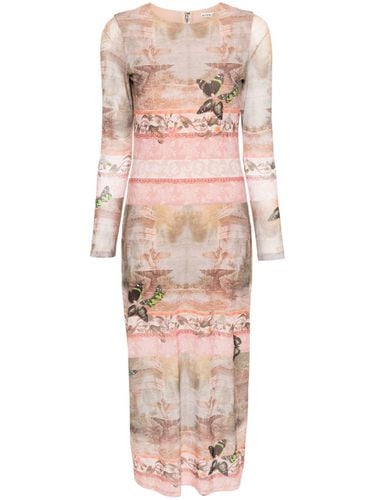 ALICE+OLIVIA - Printed Silk Dress - Alice+Olivia - Modalova