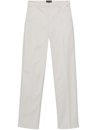 Cotton Blend Trousers - Emporio Armani - Modalova