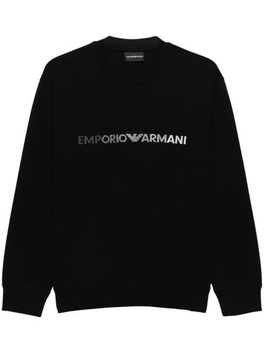 Logo Cotton Sweatshirt - Emporio Armani - Modalova