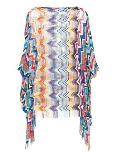 Zigzag Pattern Short Cover-up - Missoni Beachwear - Modalova