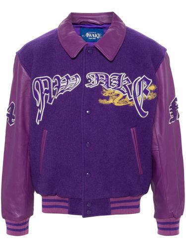 Dragon Embroidered Varsity Jacket - Awake Ny - Modalova