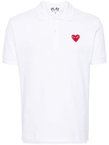 Logo Cotton Polo Shirt - Comme Des Garcons Play - Modalova