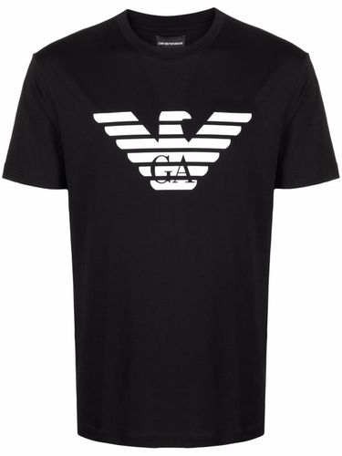 EMPORIO ARMANI - Logo Cotton Shirt - Emporio Armani - Modalova