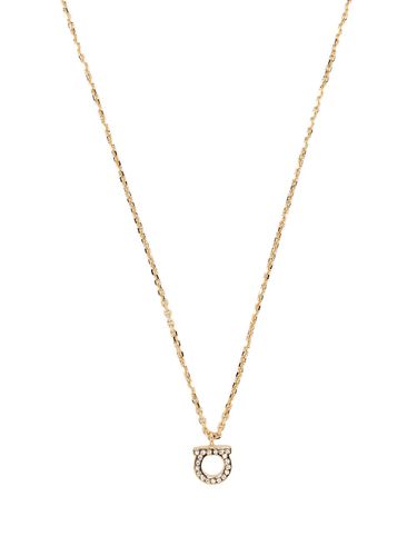 Gancini Crystal Small Necklace - Ferragamo - Modalova