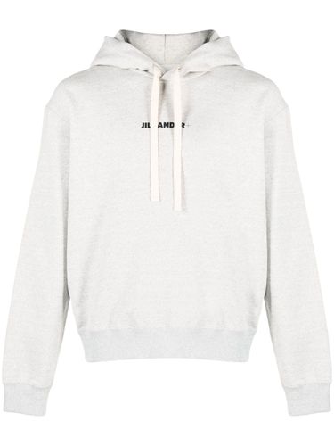 JIL SANDER - Logo Cotton Hoodie - Jil Sander - Modalova