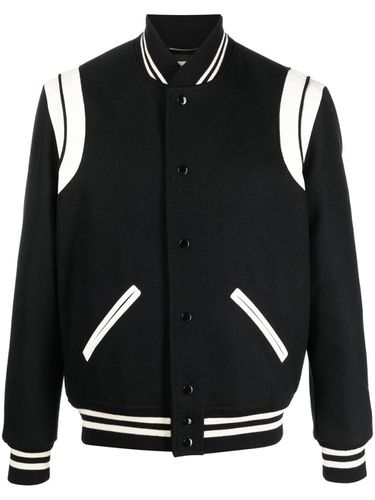 SAINT LAURENT - Wool Bomber Jacket - Saint Laurent - Modalova