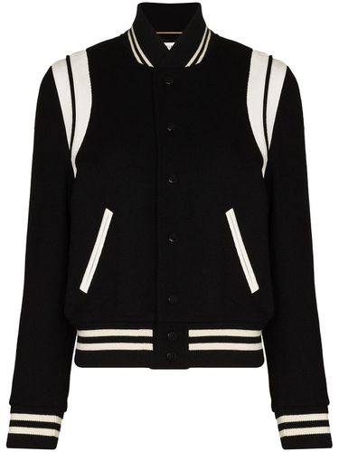 SAINT LAURENT - Wool Bomber Jacket - Saint Laurent - Modalova