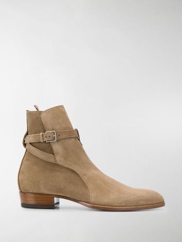 Wyatt 30 Suede Leather Boots - Saint Laurent - Modalova