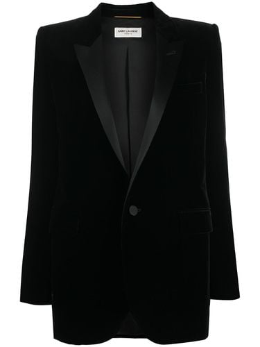 Velvet Smoking Jacket - Saint Laurent - Modalova