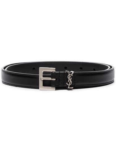 Cassandre Leather Belt - Saint Laurent - Modalova