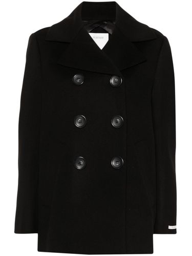 Wool Double-breasted Coat - Sportmax - Modalova