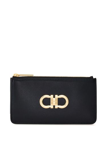 Gancini Leather Card Case - Ferragamo - Modalova