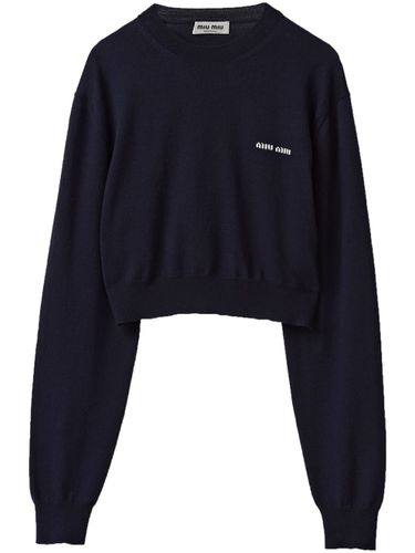 MIU MIU - Wool Crewneck Sweater - Miu Miu - Modalova