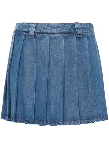 MIU MIU - Denim Mini Skirt - Miu Miu - Modalova